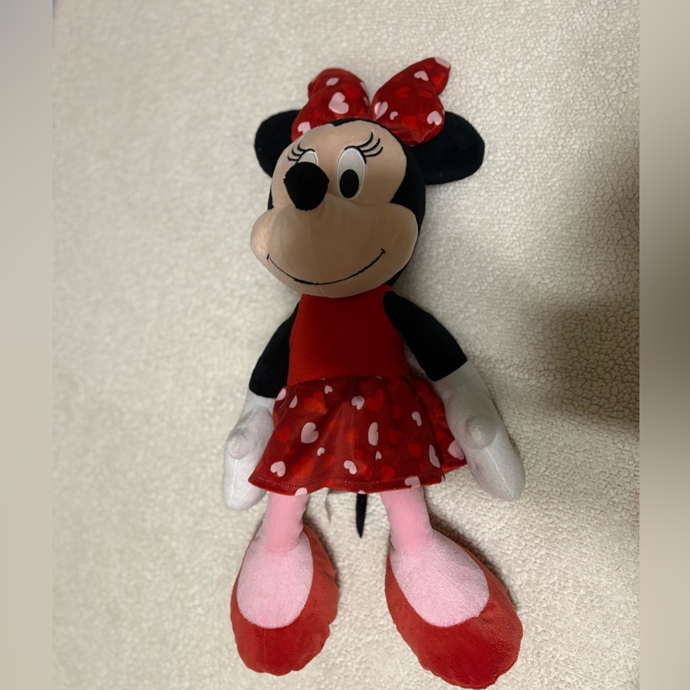 Red and Black Polka Dot Plush Toy